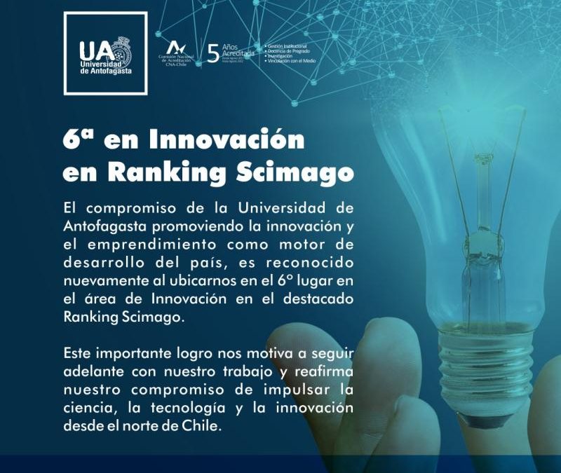 La UA por segundo año consecutivo se ubica en el sexto lugar nacional en innovación
